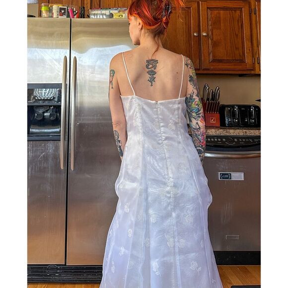 Jessica McClintock Gunne Sax Millenium 2000 Dress Size 11 GUC - Picture 4 of 7